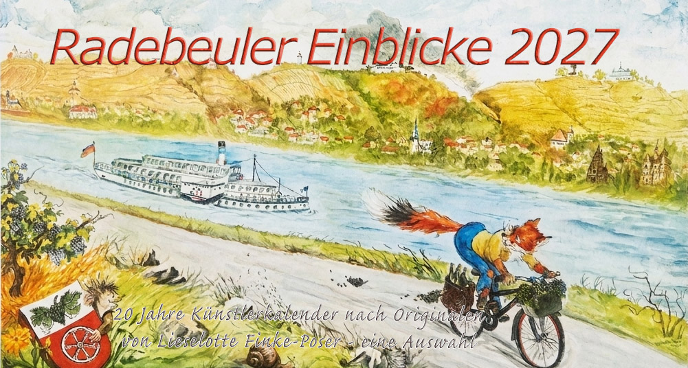 Radebeuler Künstlerkalender 2027 Finke-Poser
